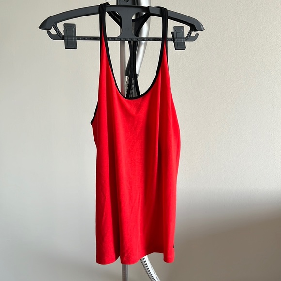 Nike Tops - Nike red black racer back sport tank